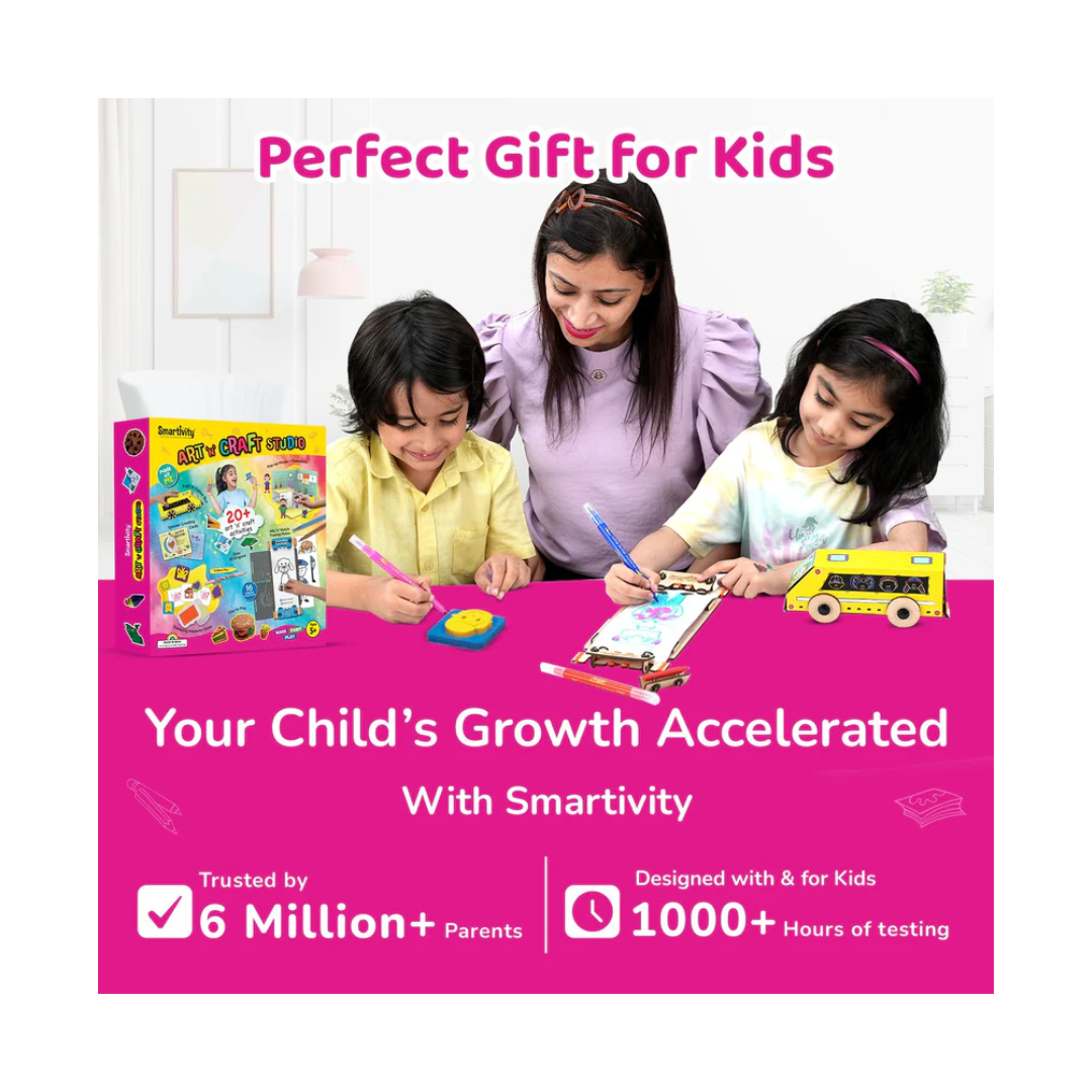 Smartivity 20 In 1 Art And Craft Kit Birthday Gift