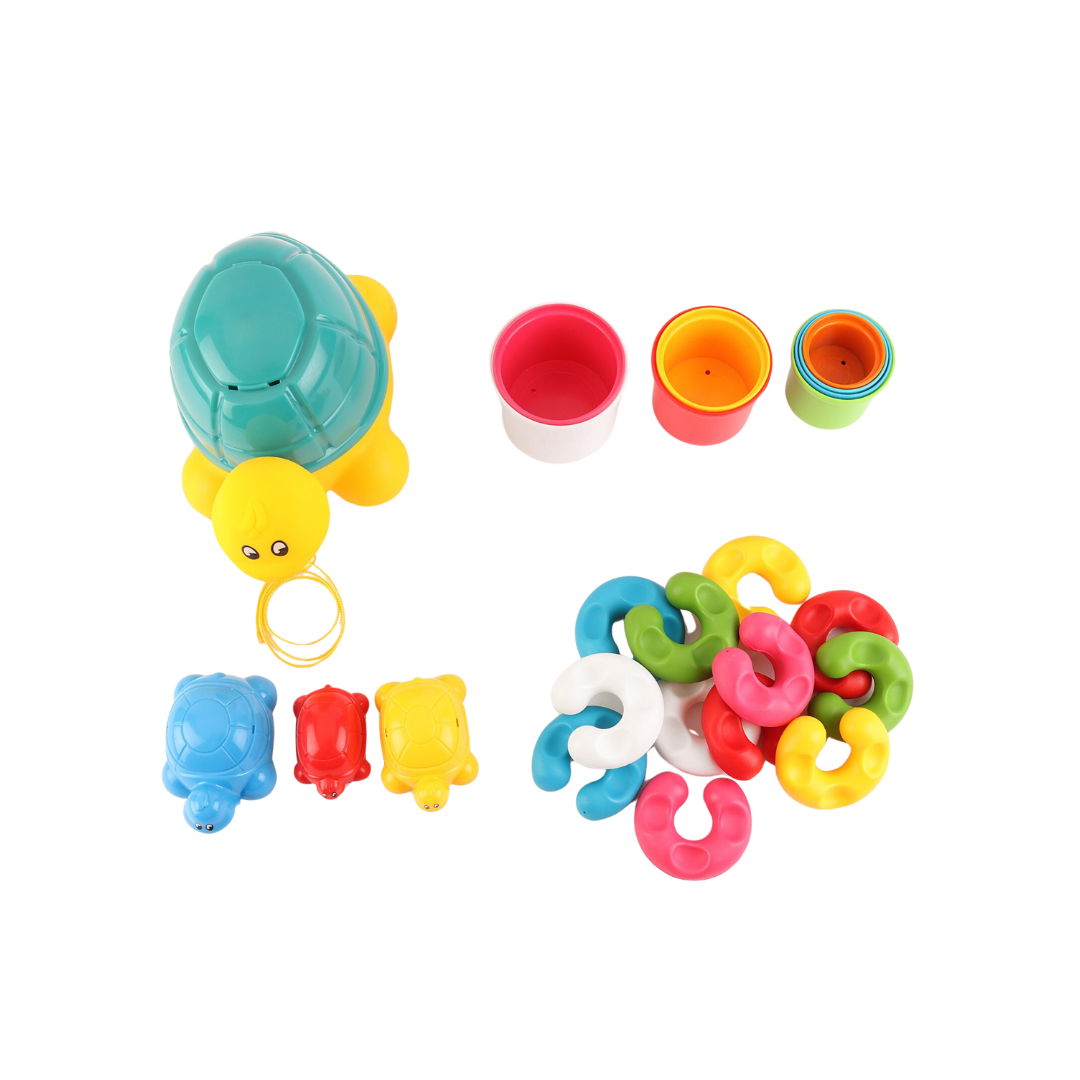 Funskool Giggles Pull Stack And N Link Toy Set