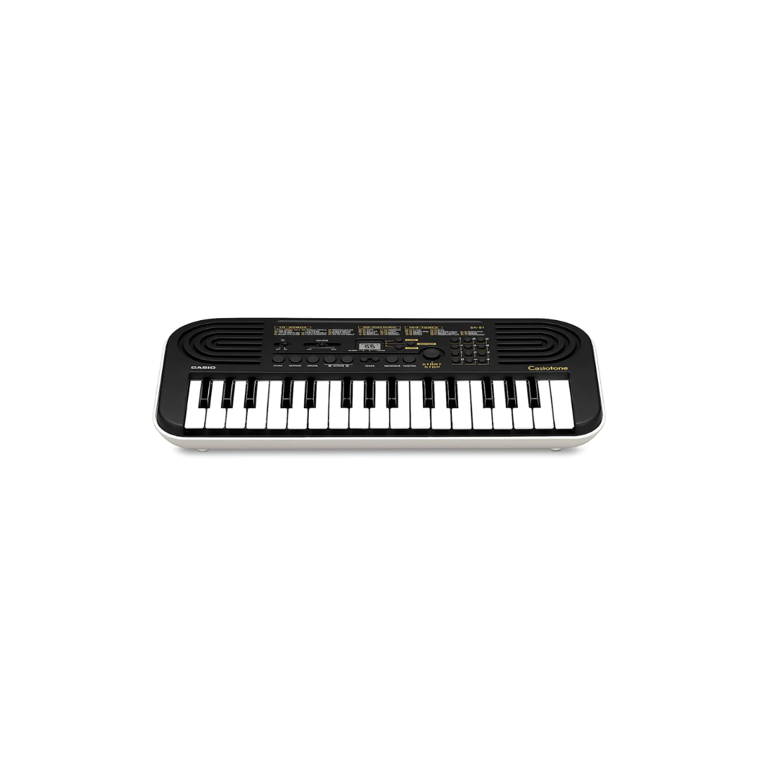 Casiotone Mini Keyboard SA-51 Piano Black With Adapter