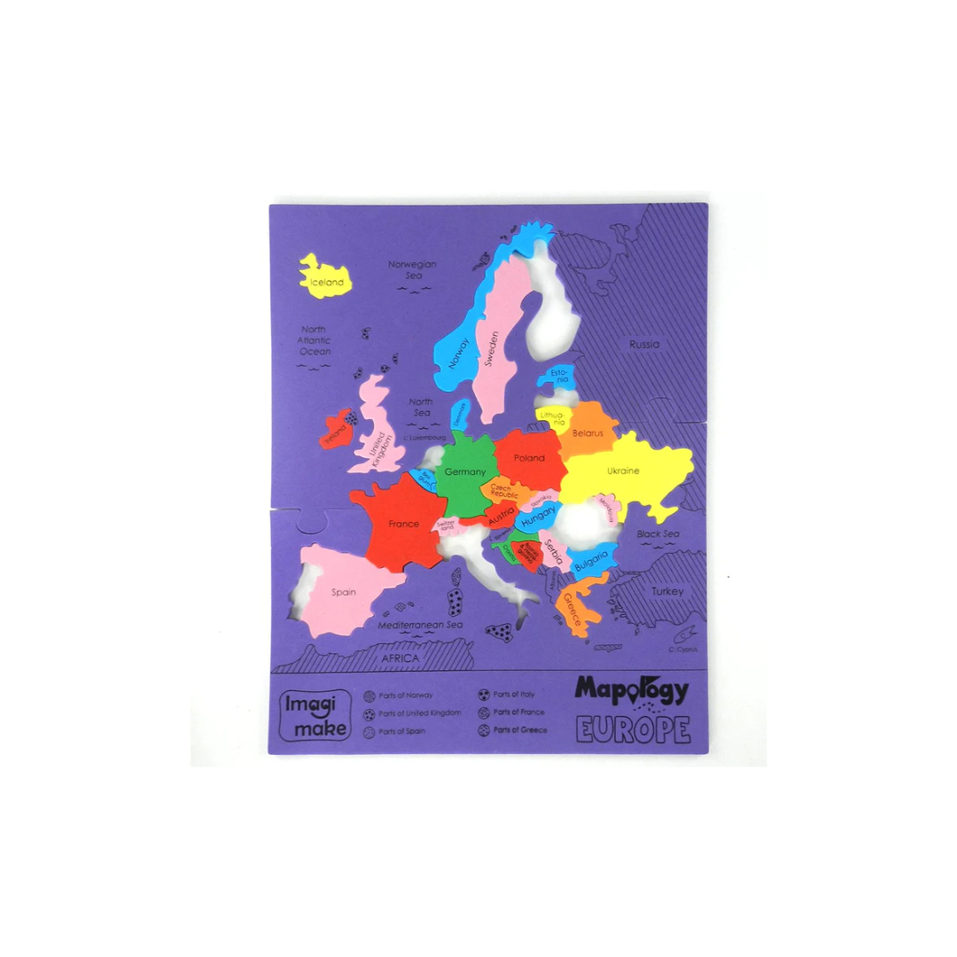 Imagimake Mapology Europe Map Puzzle