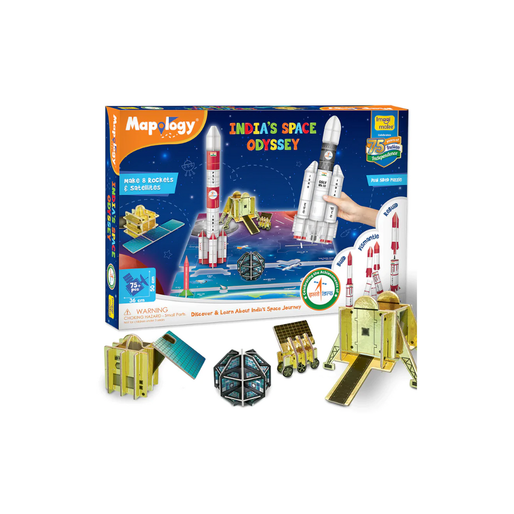 Imagi Make Mapology - IndiaS Space Odyssey Puzzles