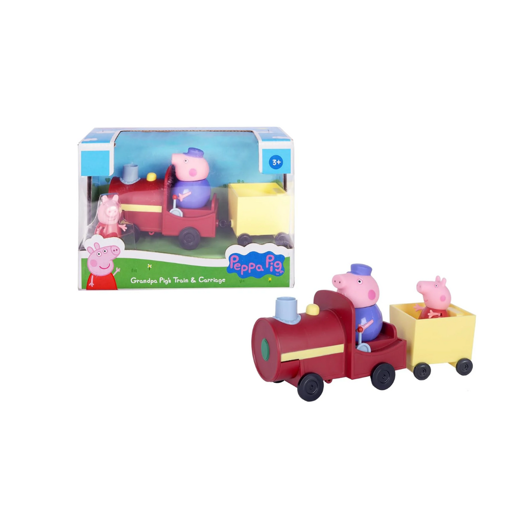 Peppa Pig Grandpa's Train and Carriage Playset