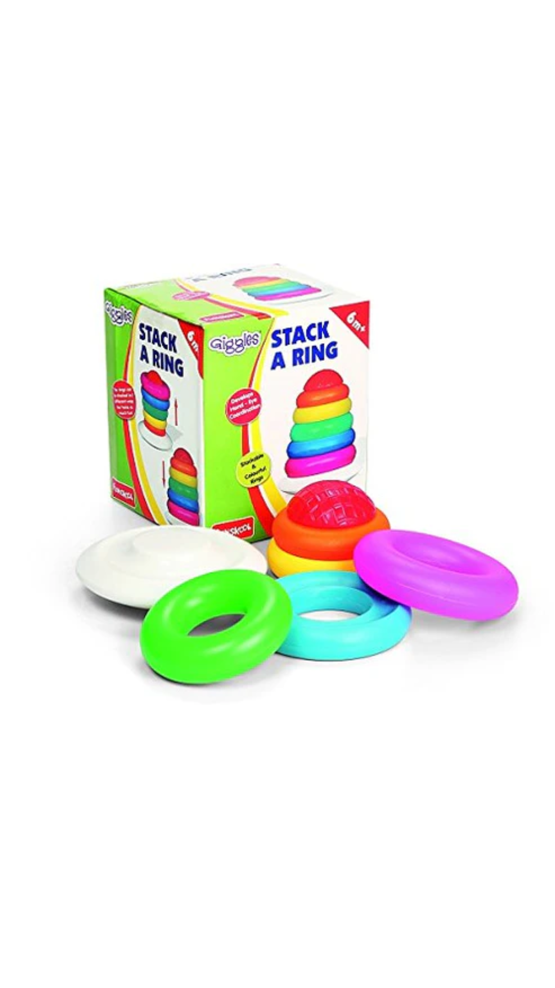 Funskool Giggles Stack A Ring, Multi Color
