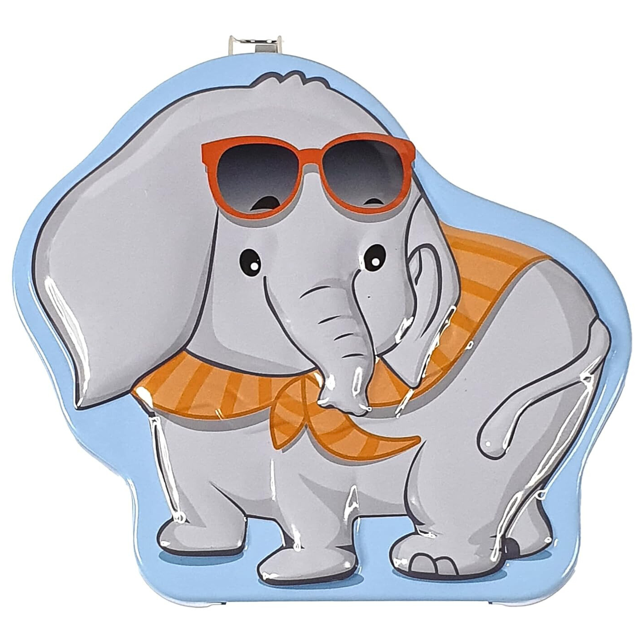 Elephant Money Safe for Kids | Metal Coin Bank