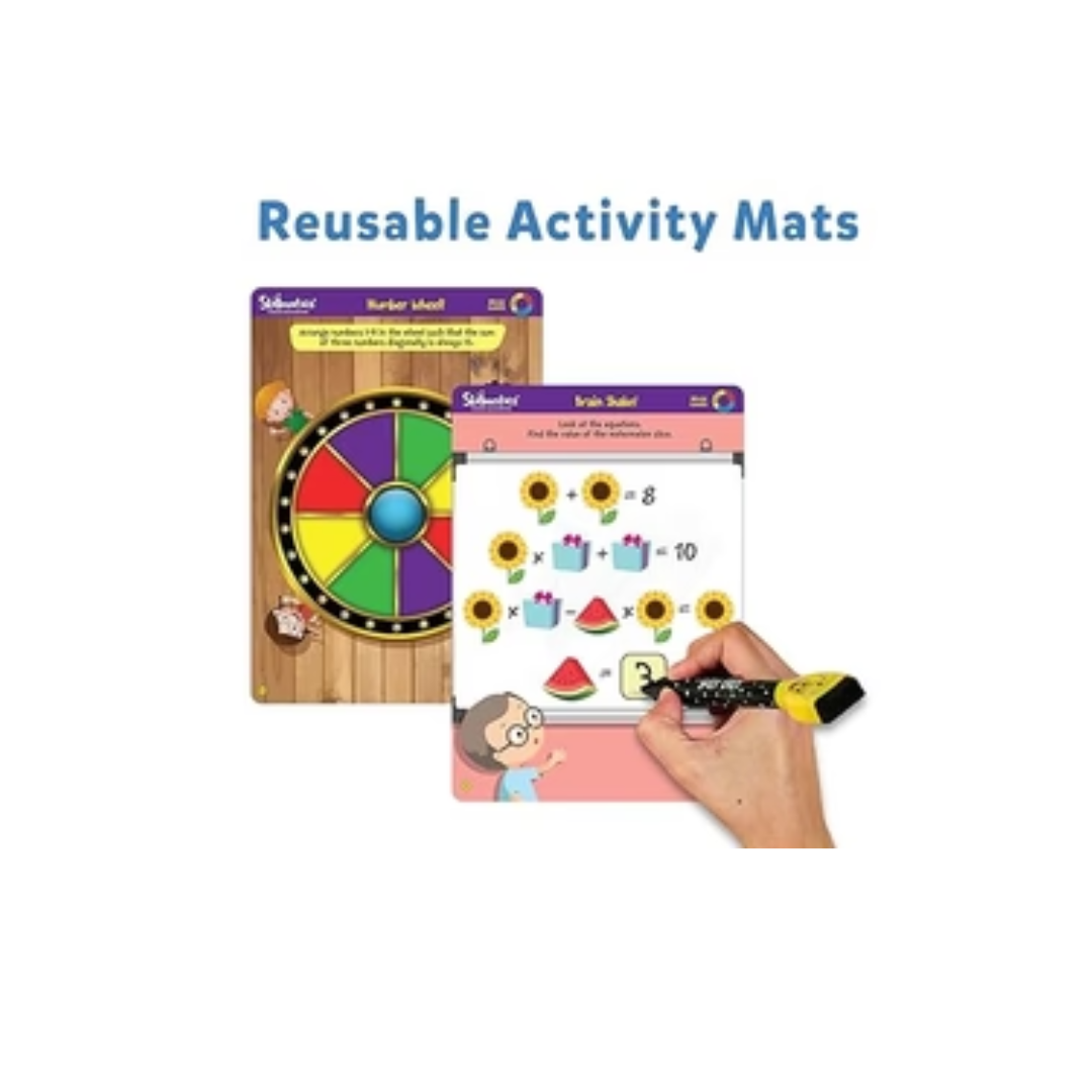 Skillmatics Brain Games Reusable Activity Mats