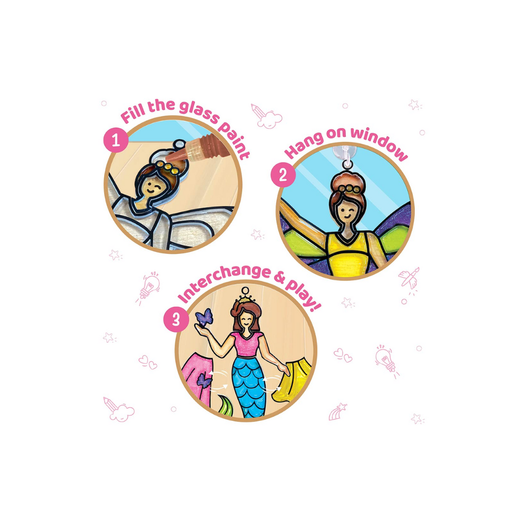 Imagimake Window Art  Princess