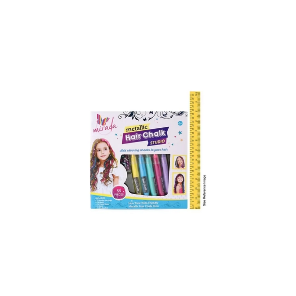 Mirada Metallic Hair Chalk Studio Kit Color & Print