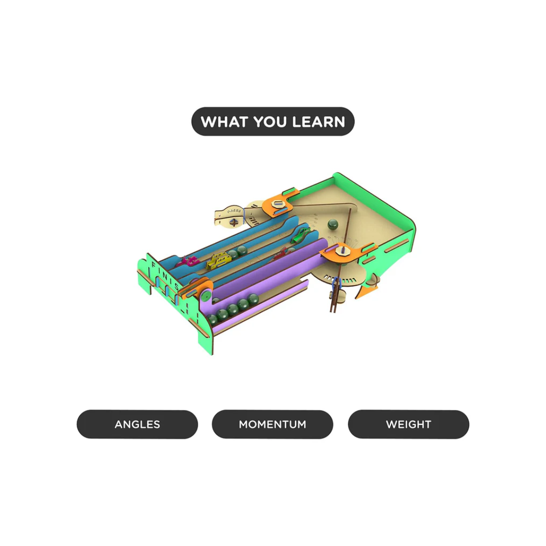 Smartivity Angle Wrangle Car Racing  Stem, DIY, Educational, Learning, Building and Construction