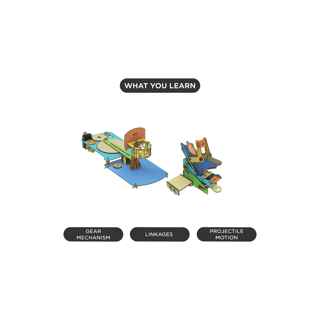 Smartivity Link Dunk Parabolic Basketball Stem Steam Educational Diy Buildin
