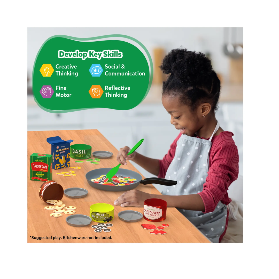 Skillmatics Let's Make Pasta Play Food for Realistic Pretend Play