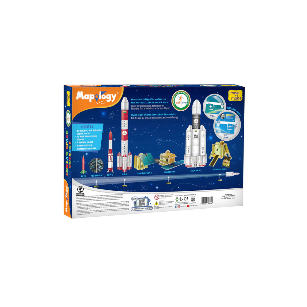 Imagi Make Mapology - IndiaS Space Odyssey Puzzles