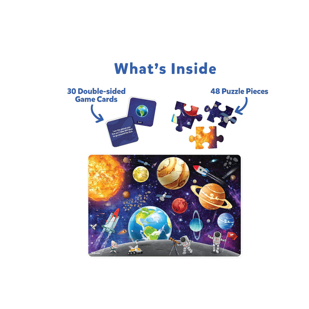 Skillmatics Piece Play Up in Space Educational Floor Puzzle Game