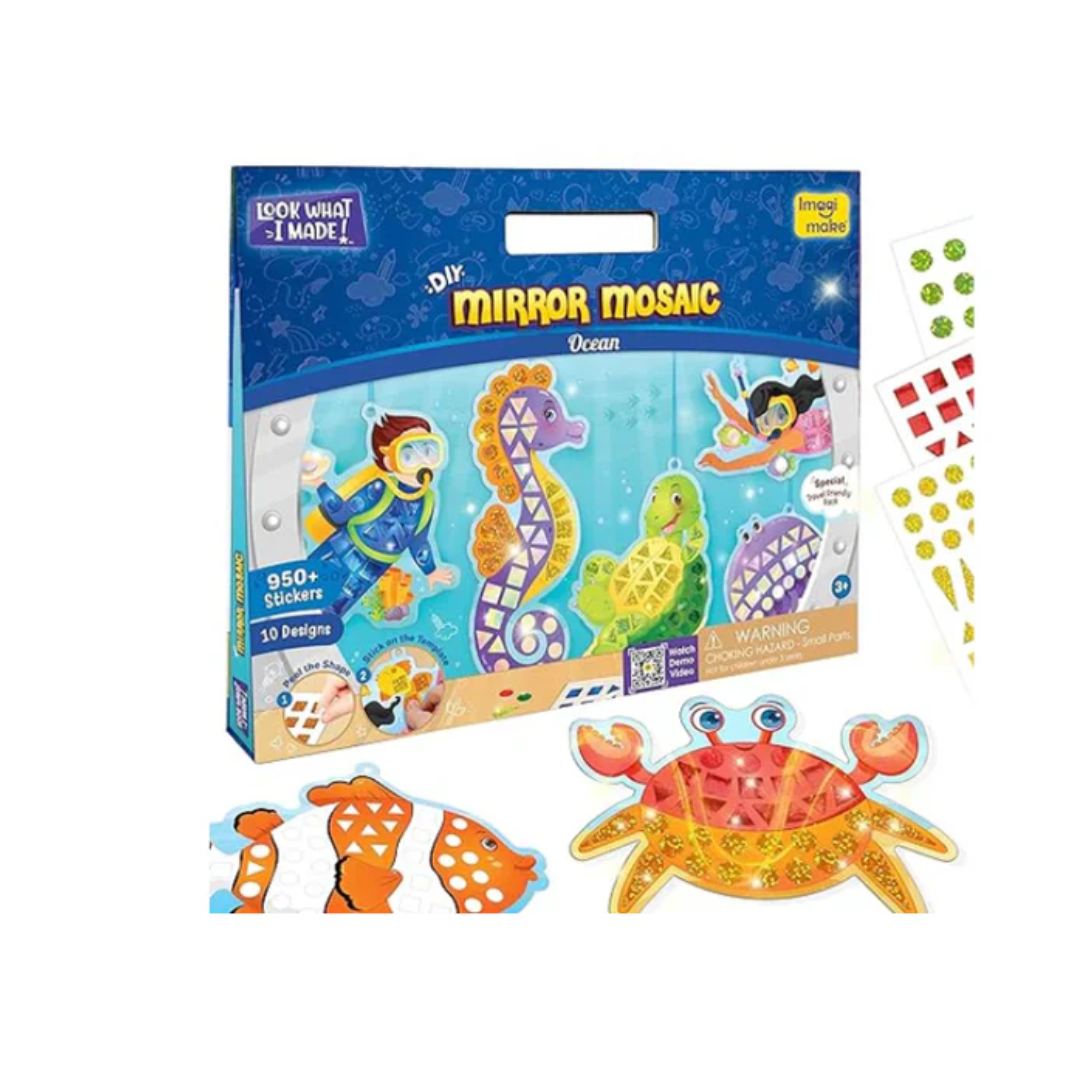 Imagimake Mirror Mosaic Ocean Art & Craft