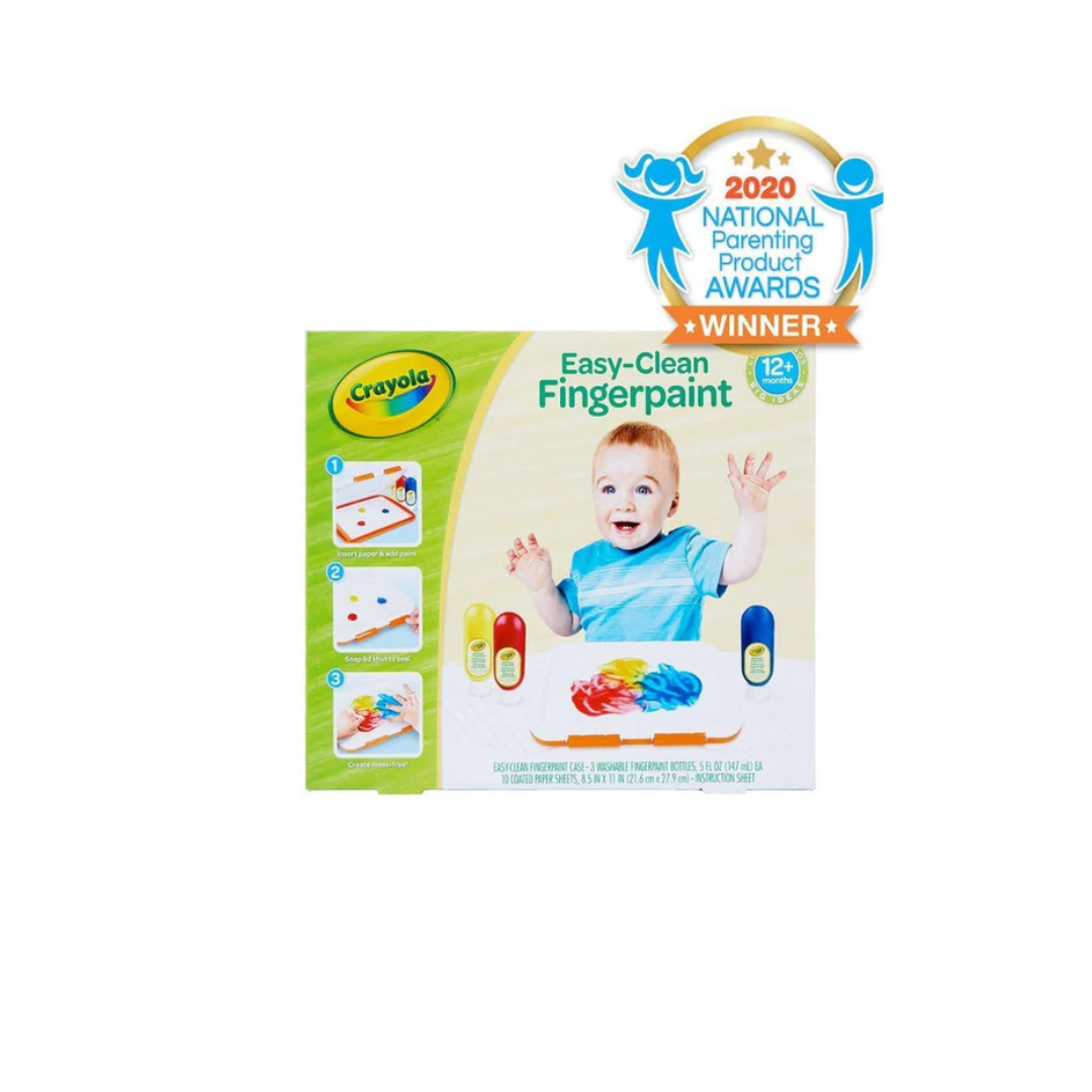 Crayola Easy Clean Finger Paint Kit