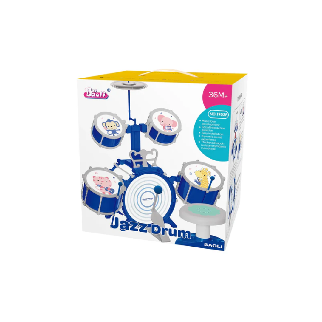 Baoli Popular Jazz Drum Toy Musical Instrument Kids Toys