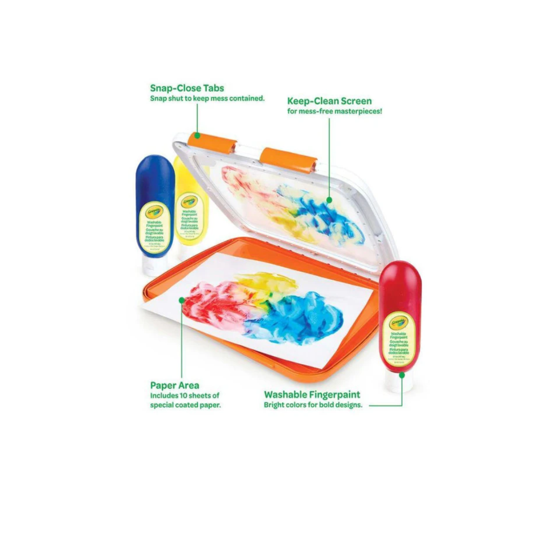 Crayola Easy Clean Finger Paint Kit