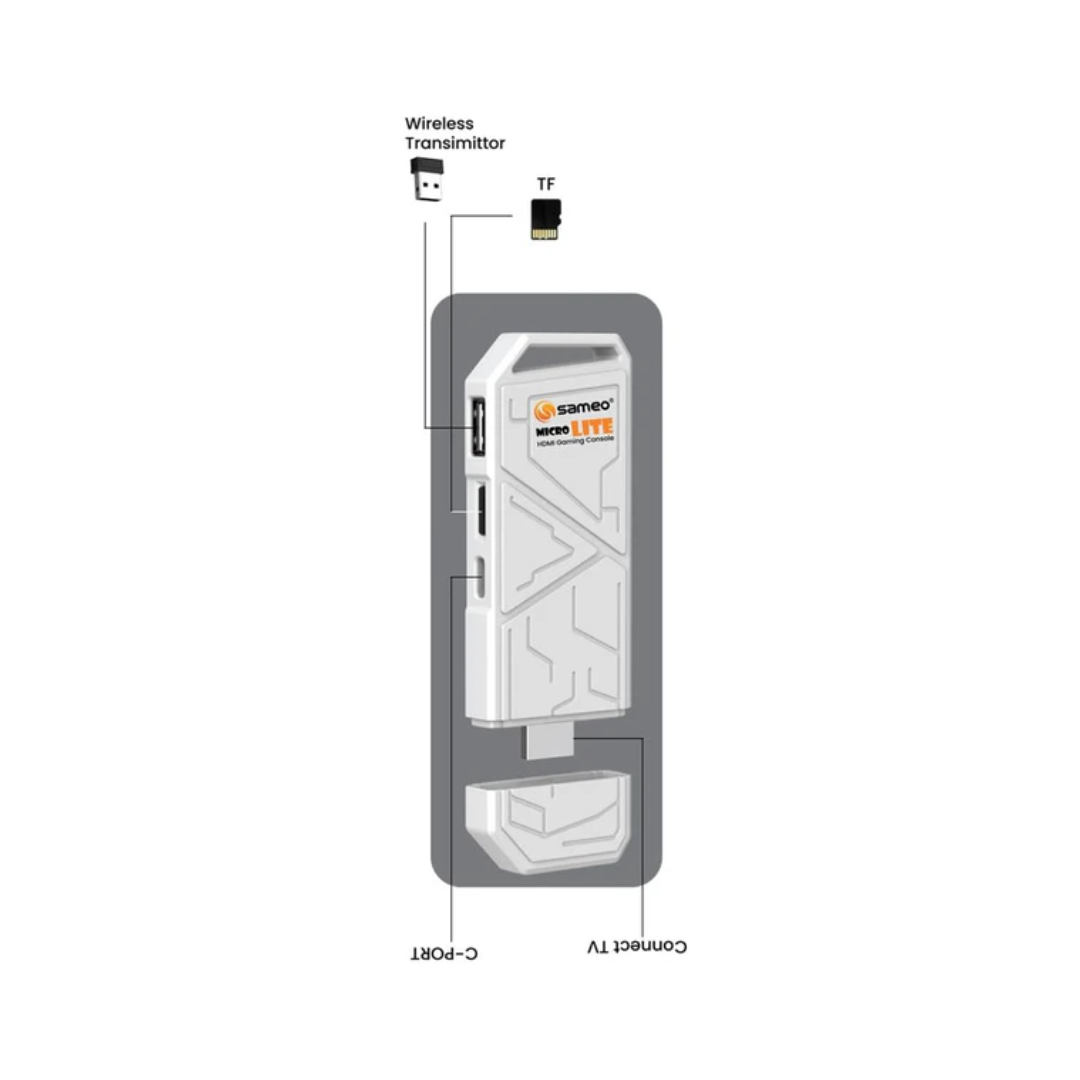 Sameo Micro Lite HDMI Gaming Console ,Game Stick, Video Games