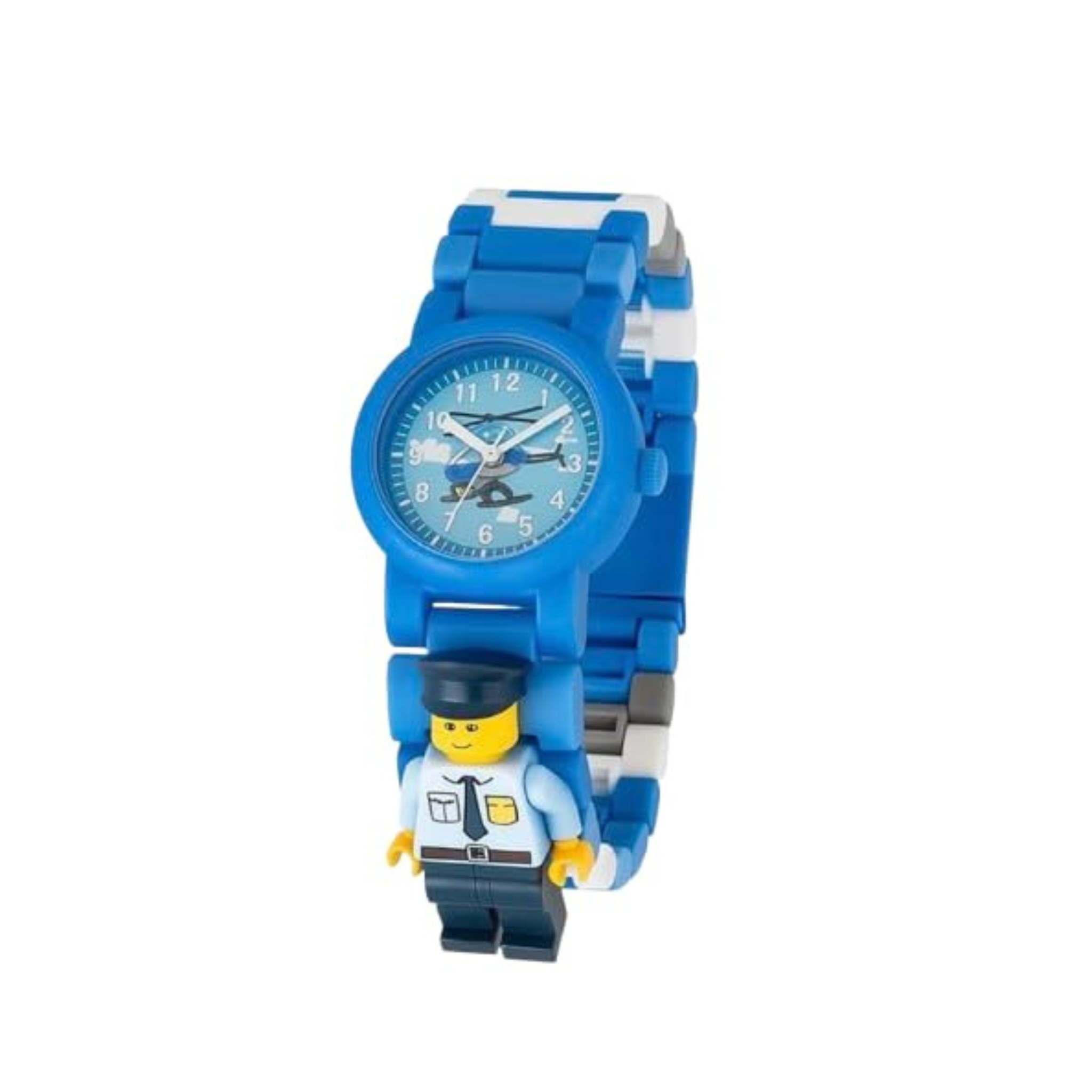 Kids Police Officer Building Block Watch Set – 24PCS DIY Toy for Ages 6+