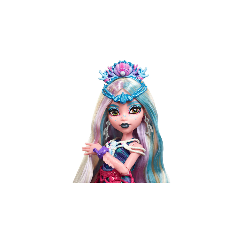 Mattel Monster High Monster Fest Lagoona Blue Fashion Doll with Festival Outfit, Band Poster and Accessories
