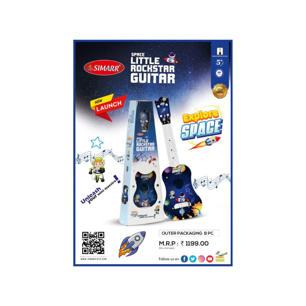 Simarr Space Little Rockstar Guitar – Rainbow Toys