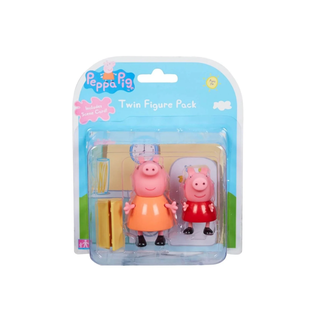 Peppa Pig Twin Figure Pack - Peppa & Mom