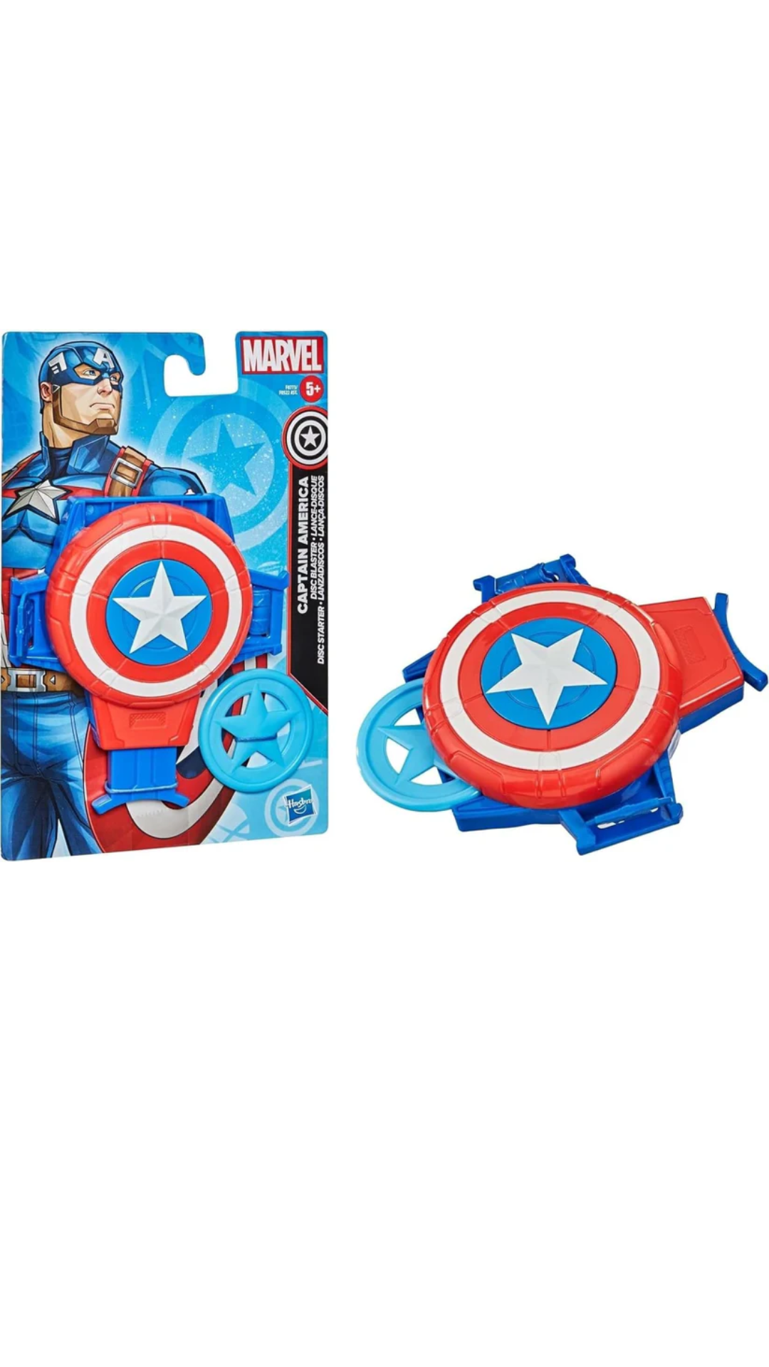 Hasbro Marvel Captain America Shield Gauntlet Disc Blaster Role-Play Toy