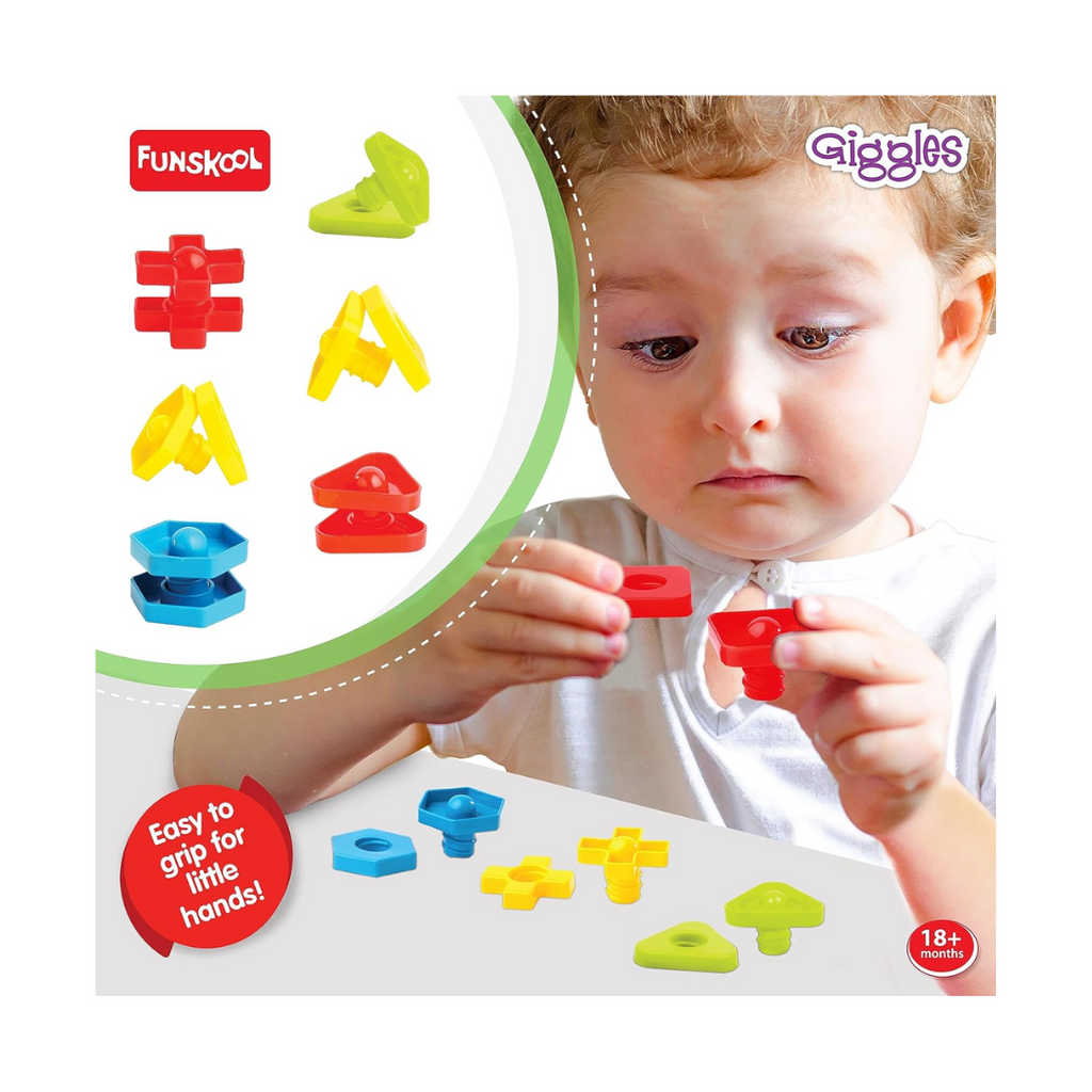 Funskool Giggles Nuts And Bolts Game 24 Pieces