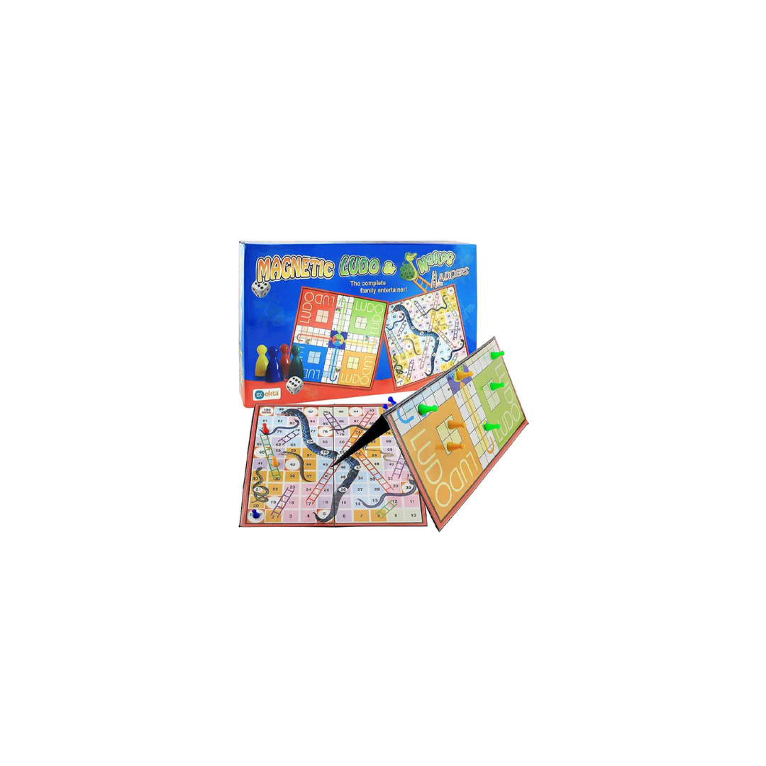 Ekta Magnetic Ludo Snakes N Ladders Board Game