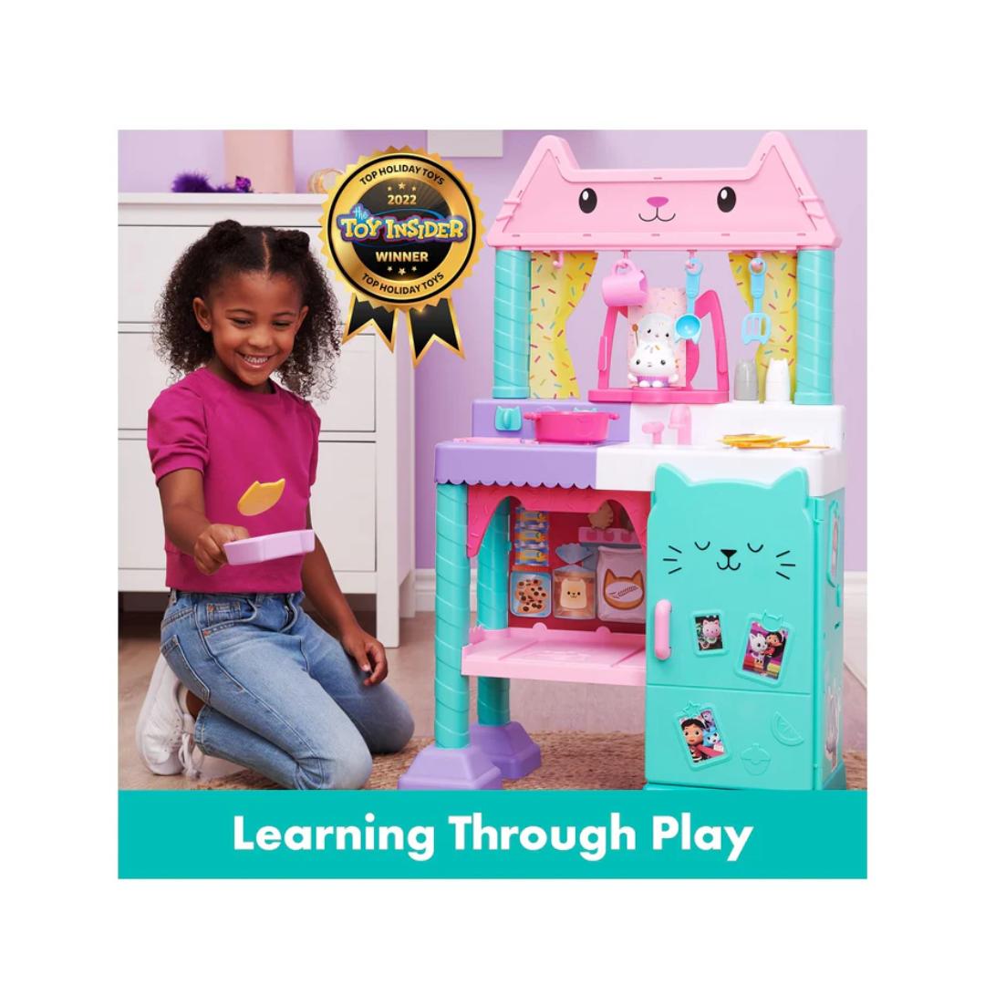 Gabby Dollhouse Gabbys Dollhouse, Cakey Kitchen Set for Kids with Play Kitchen Accessories