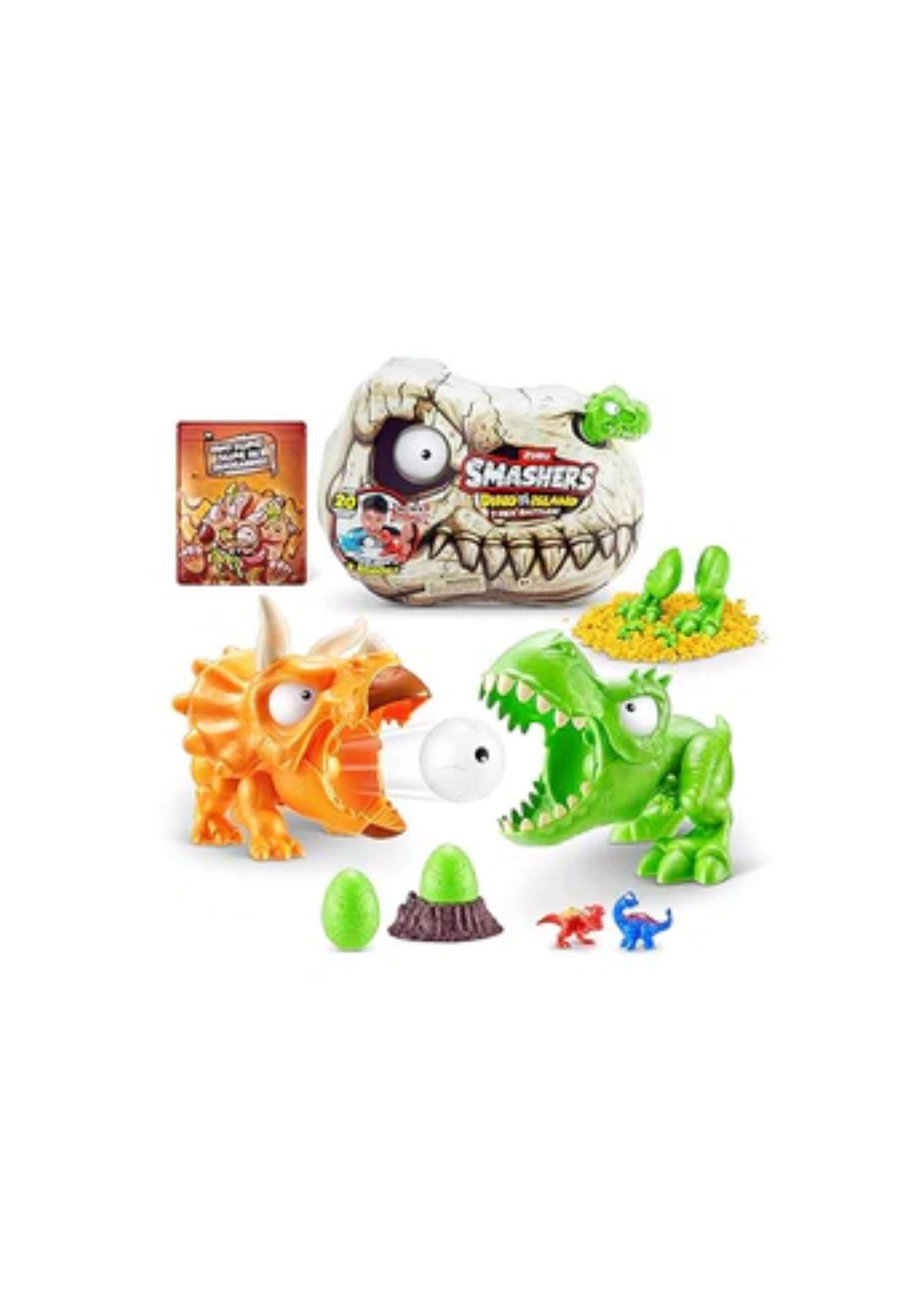 Zuru Smashers Dino Island Mini T-Rex Battles Playset