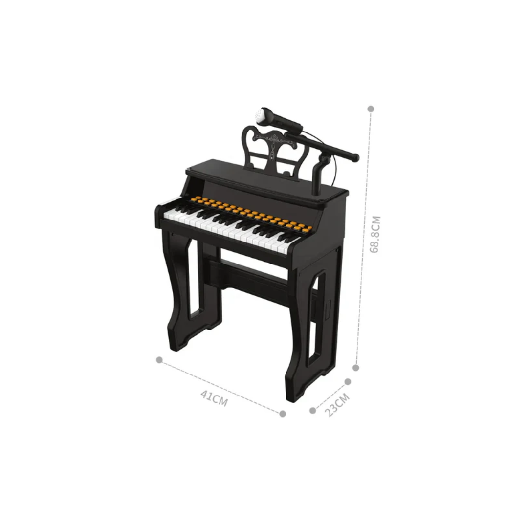 Baoli High Quality 37 Keys Classical Piano Toy with Microphone Multifunctional Musical Instrument