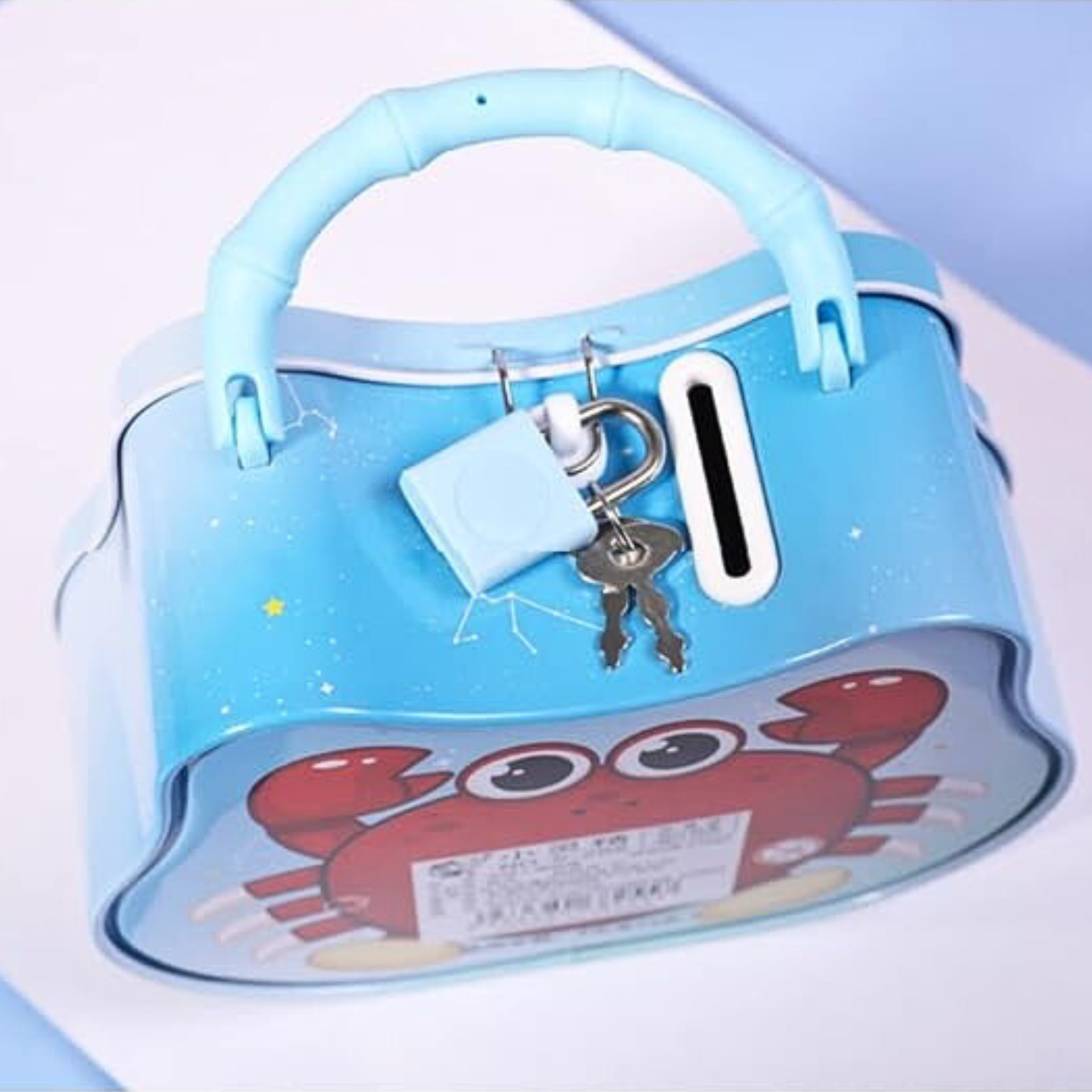 Kids Crab Piggy Bank – Cute Cartoon Coin Savings Bank