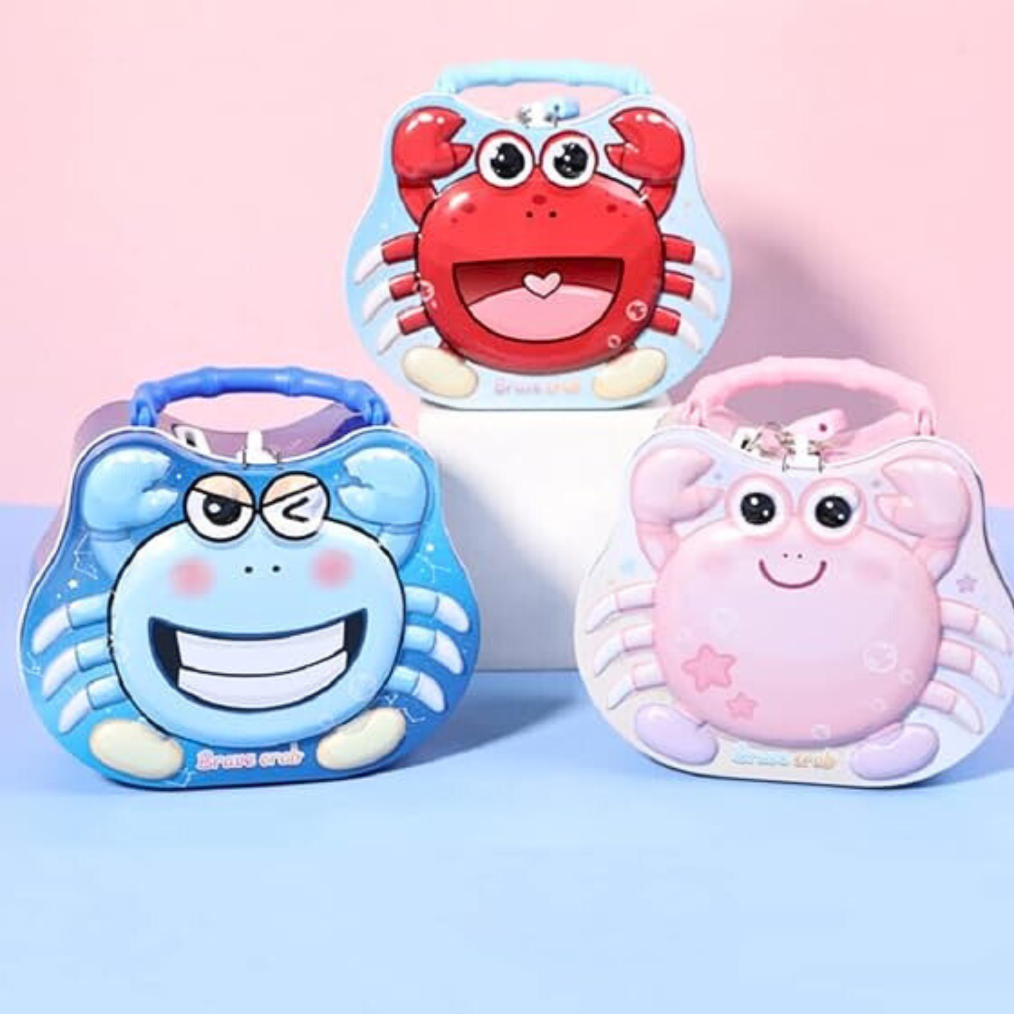 Kids Crab Piggy Bank – Cute Cartoon Coin Savings Bank