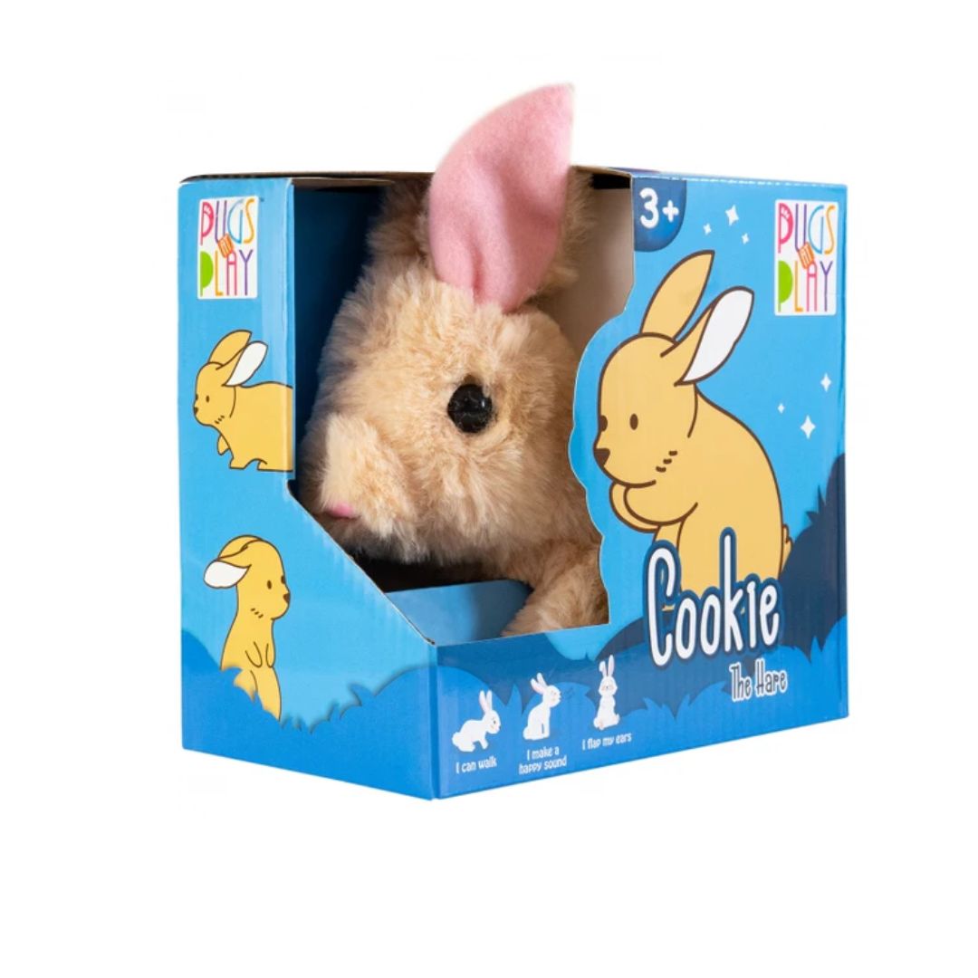 Pugs at Play Cookie Jumping Rabbit