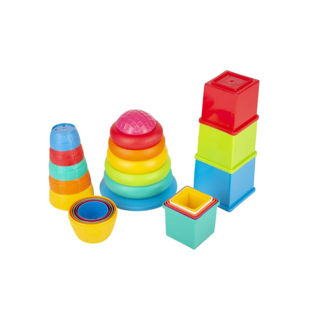 Funskool Stack N Nest Toy  Multicolour 3 in 1 gift Set
