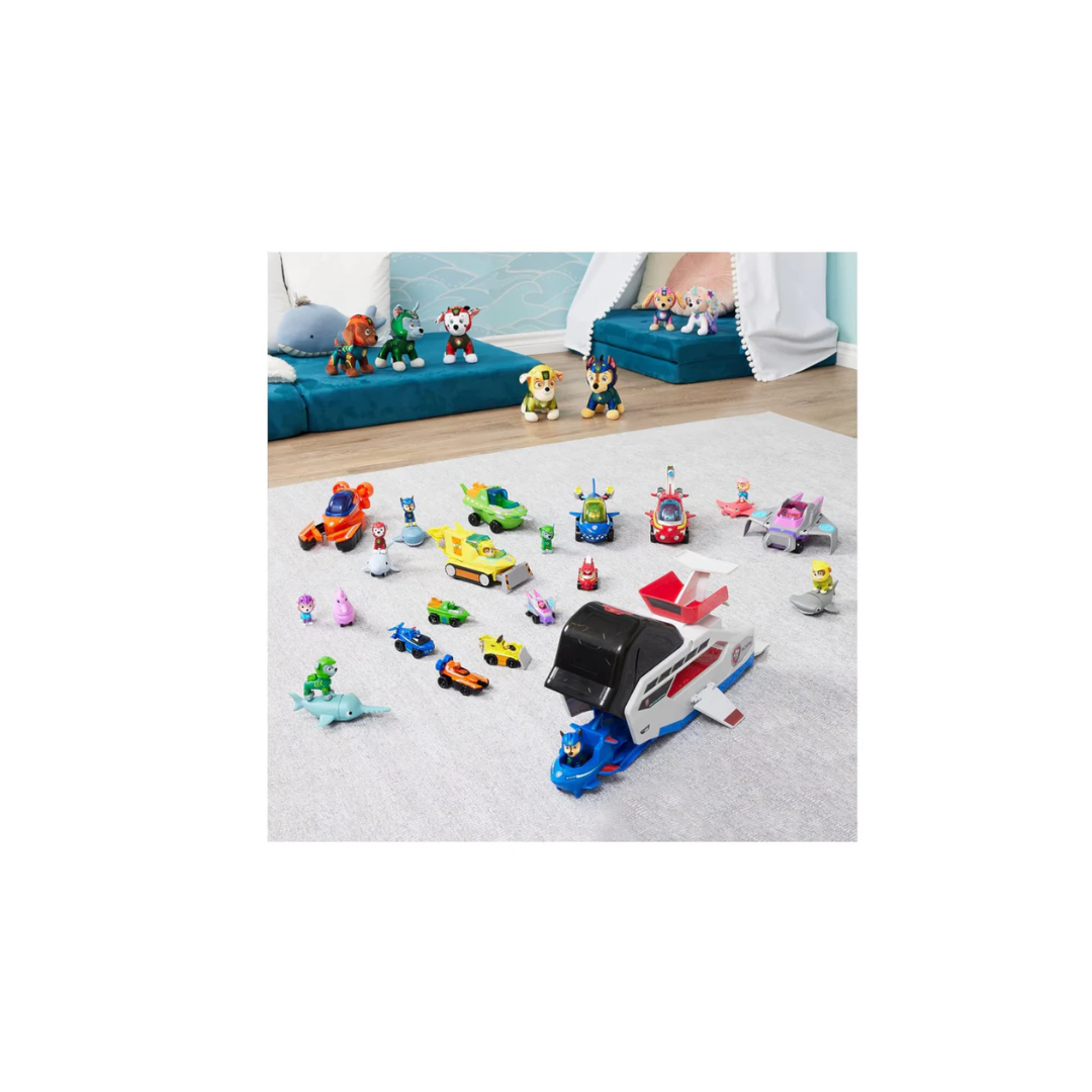 Winmagic Paw Patrol Aqua Pups Whale Patroller Team Vehicle With Chase Action Figure, Toy