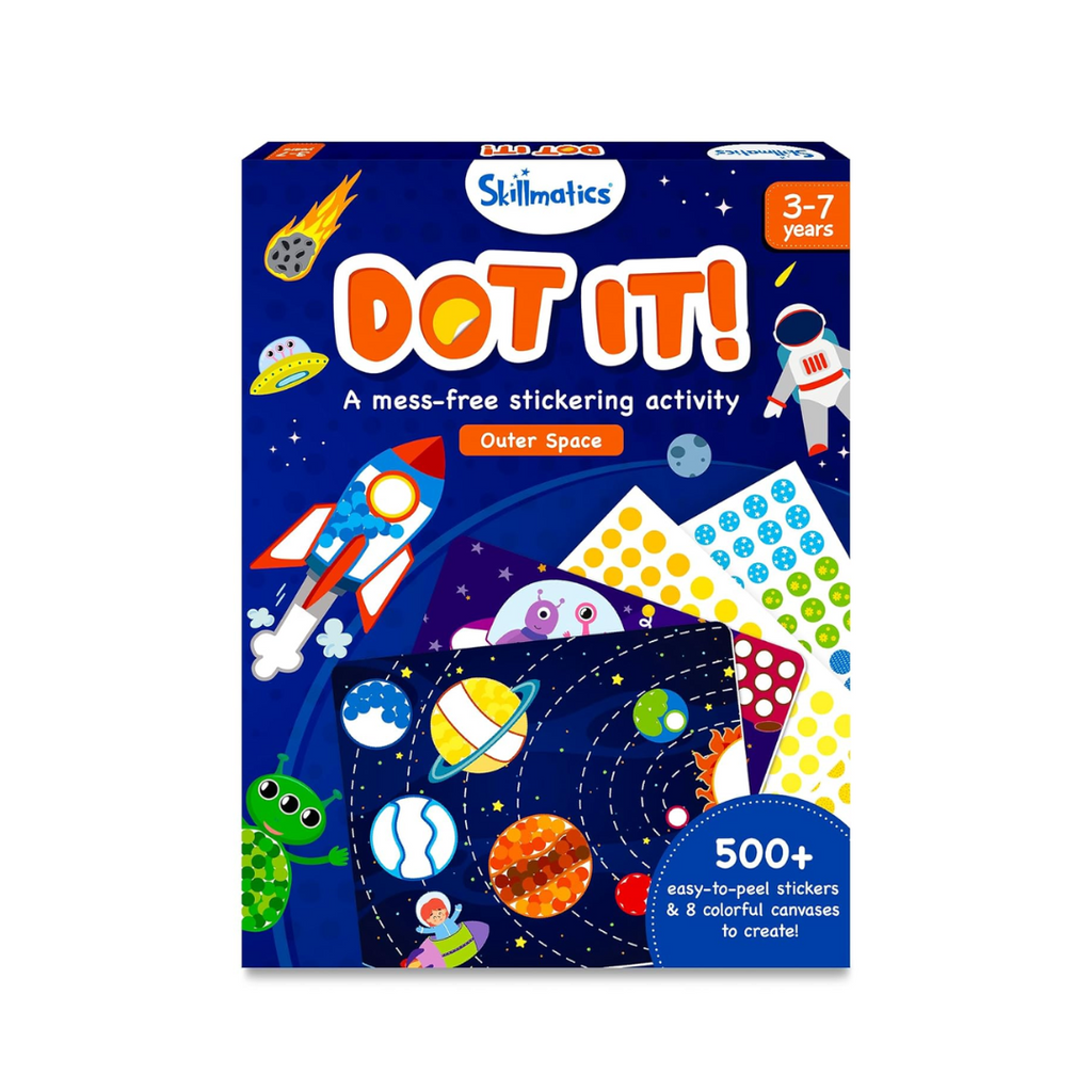 Skillmatics Dot it! Outer Space | No mess sticker art