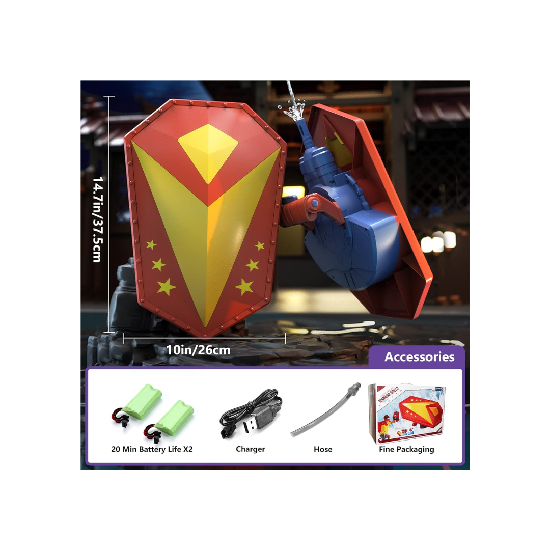 Rainbow Toys Electric Water Gun Warrior Shield