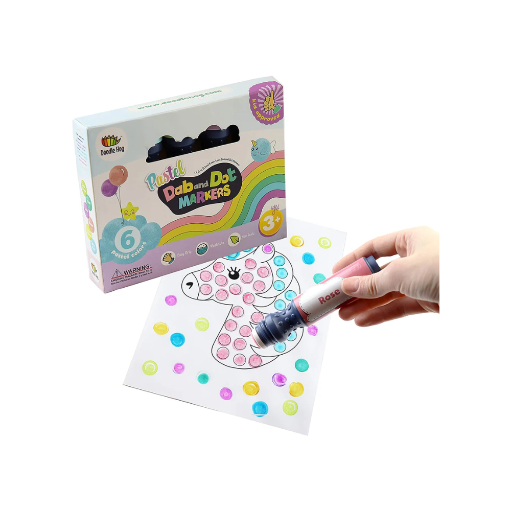 Doodle Hog Dot Markers Washable
