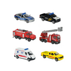Majorette S.O.S 3 Car Pack - Design & Style May Vary, Only 1 Pack Included