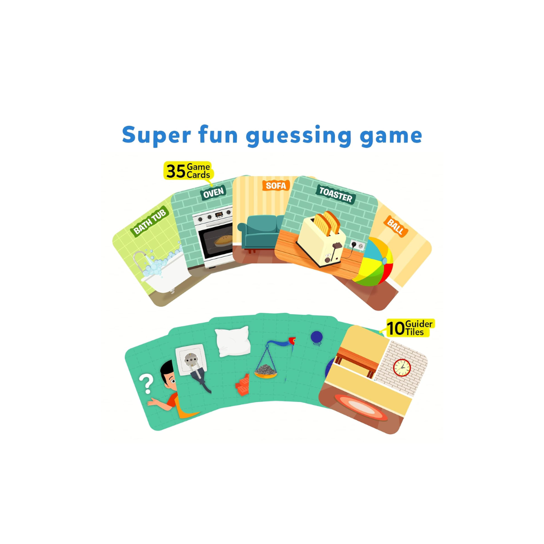 Skillmatics Card Game - Guess in 10 Junior Inside My House.
