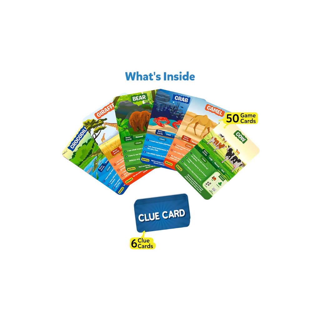 Skillmatics Card Game - Guess in 10 Animal Kingdom.