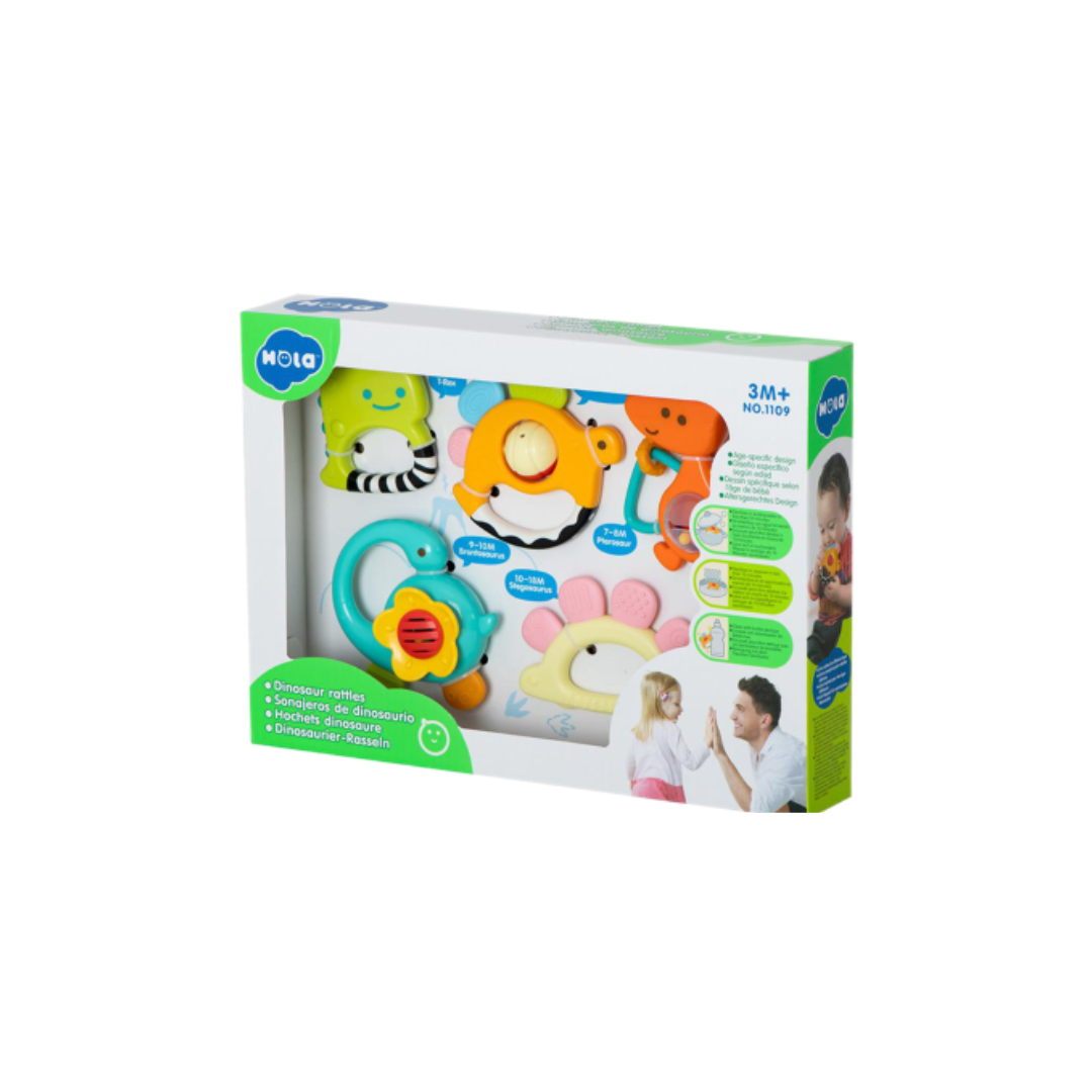 Hola Learning Baby Rattle 5pcs