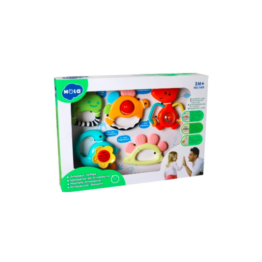 Hola Learning Baby Rattle 5pcs