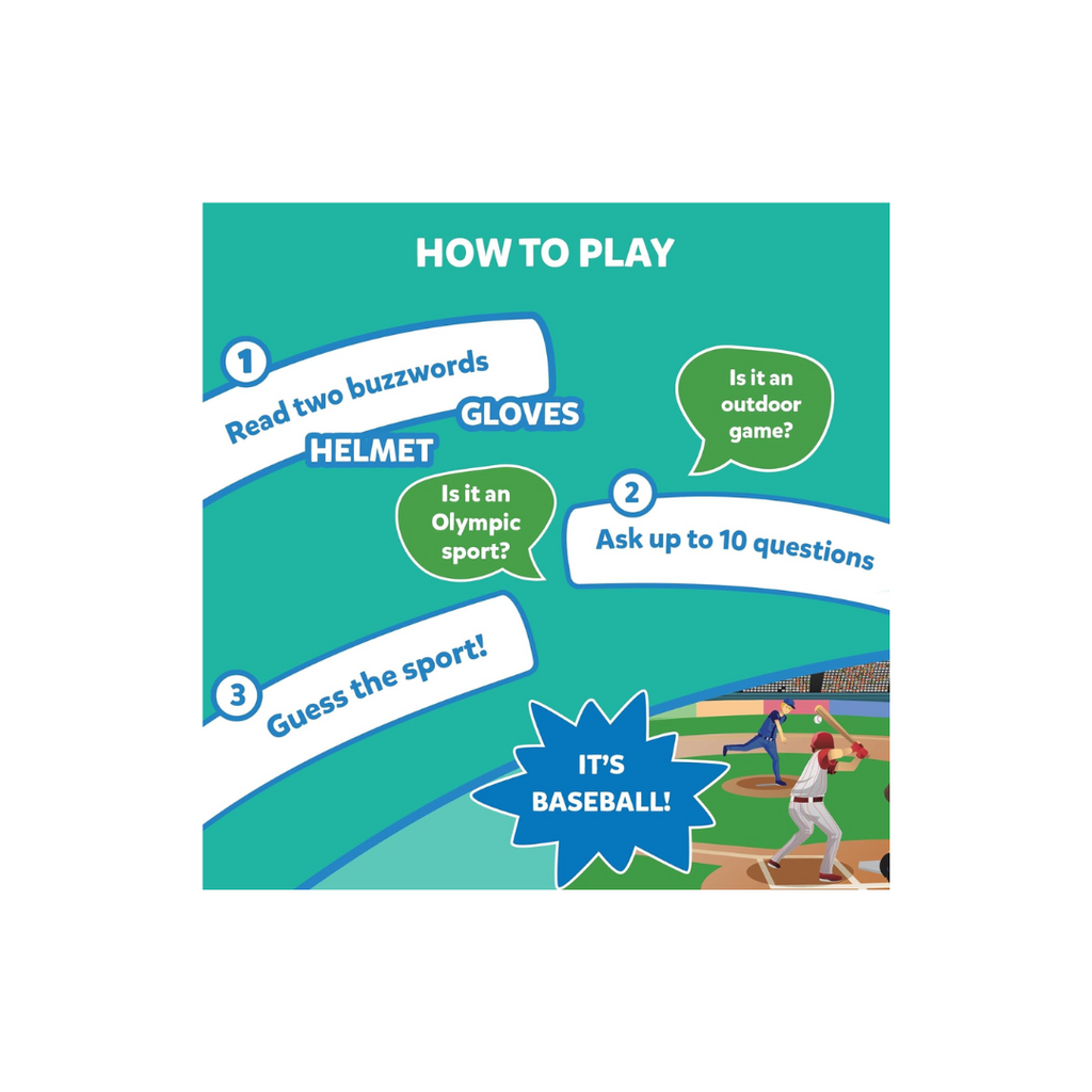 Skillmatics Card Game - Guess in 10 Sports.