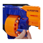 Hasbro Nerf Surge Fire Elite Blaster 15 Dart Rotating Drum Slam Fire for Kids