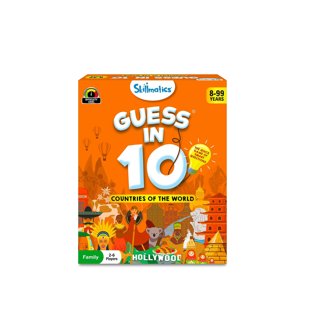 Skillmatics Card Game - Guess in 10 Countries of The World.