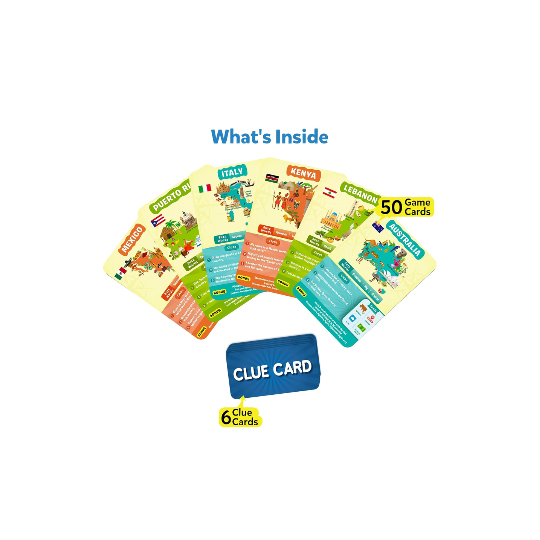 Skillmatics Card Game - Guess in 10 Countries of The World.