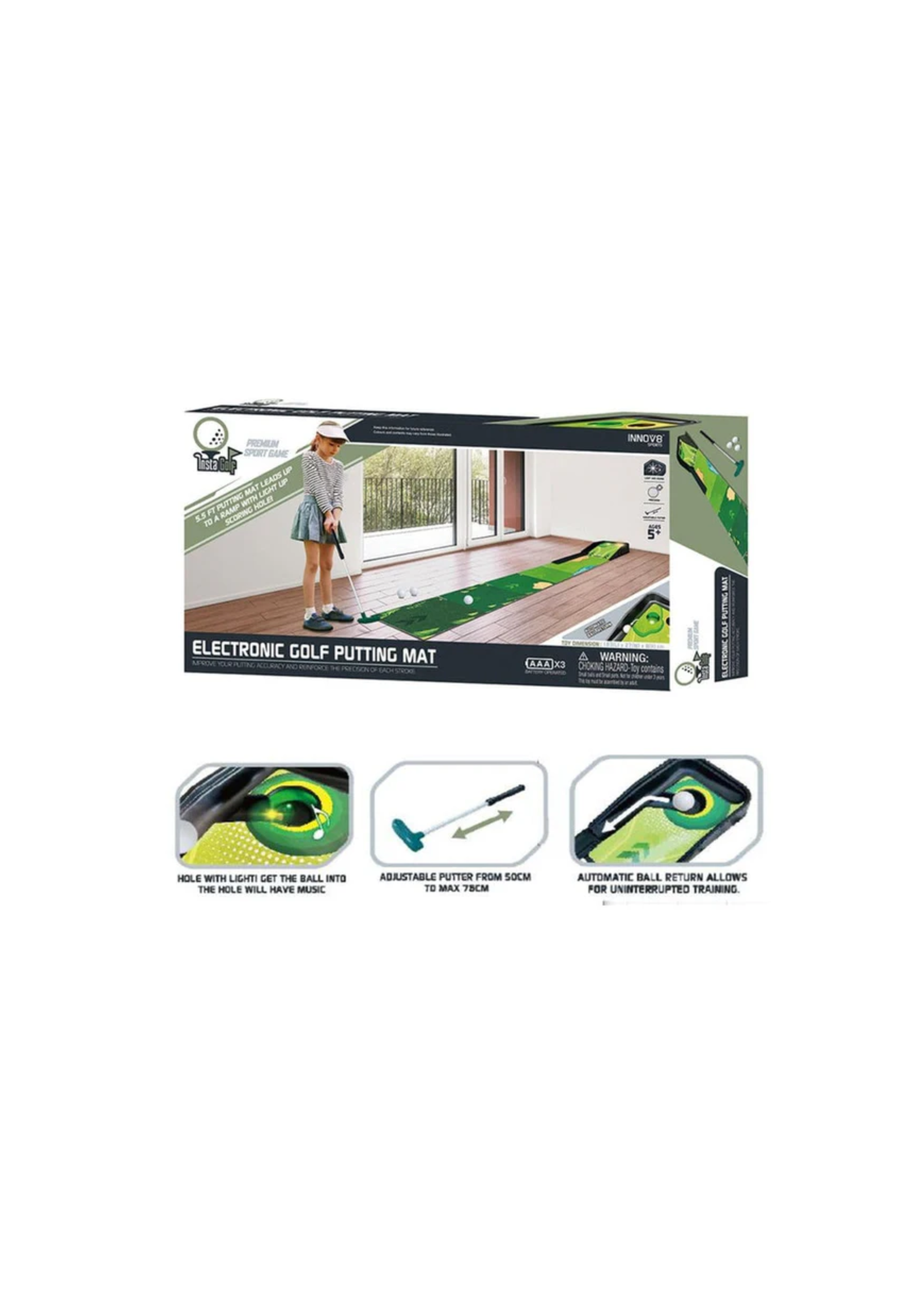 Playwell Innov8 Electronic Golf Putting Mat