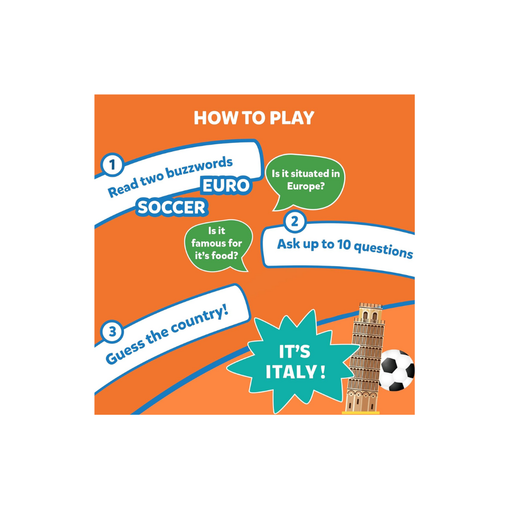 Skillmatics Card Game - Guess in 10 Countries of The World.